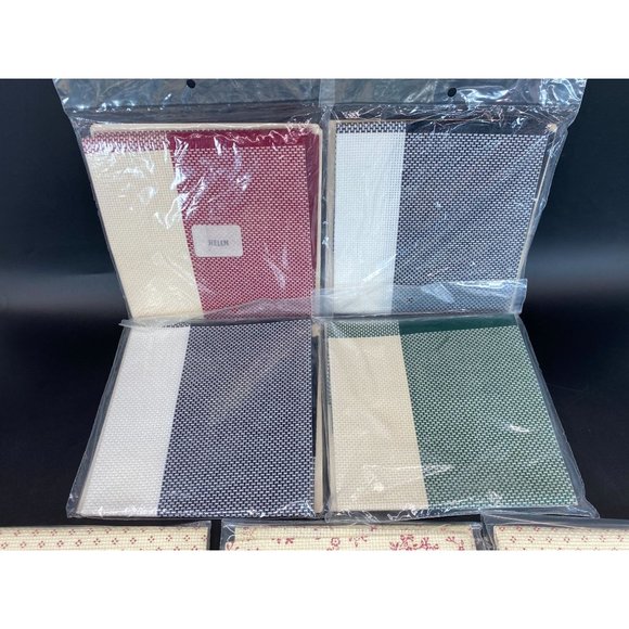 VTG Hopscotch Charles Craft Country Lane Cross Stitch Fabric Mixed Lot of 9 - Picture 3 of 6